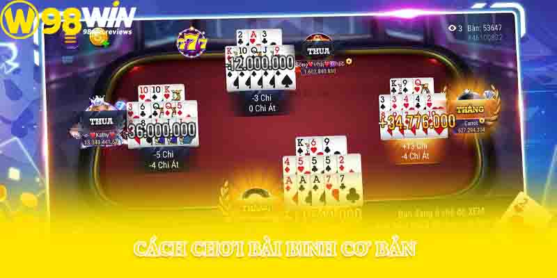 Cách chơi bài binh cơ bản