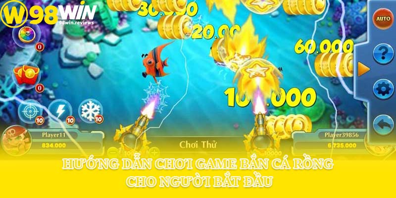 Hướng dẫn chơi game bắn cá rồng cho người bắt đầu
